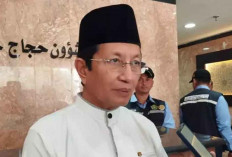 Menteri Agama Nasaruddin Umar Lepas Keberangkatan 7.514 Calon Haji Kloter Pertama di Pondok Gede