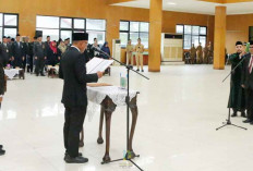 Marzuki Resmi Dilantik Sebagai Sekda Belitung, Bupati Sampaikan Pesan Penting