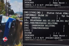 Viral Truk BBM Industri Terguling di Badau, Diduga Gunakan Plat Nomor Palsu