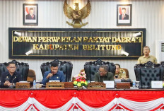  DPRD Belitung Umumkan Hasil Penetapan Bupati dan Wakil Bupati Terpilih 2024