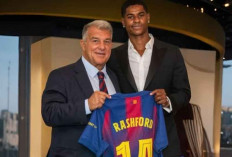 Resmi Gabung Barcelona, Marcus Rashford Disambut Meriah di Camp Nou