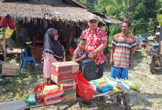 Bupati dan Wabup Beltim Tinjau Lokasi Kebakaran di Mempaya, Salurkan Bantuan Hingga Rp6 Juta