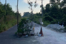 Kerusakan Box Cluvert Ruas Jalan Aik Malik Desa Bantan, DPUPR Imbau Minta Roda Empat Tak Melintas
