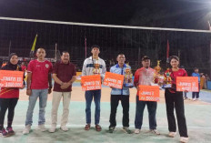 Ketua PBVSI Belitung Apresiasi Turnamen Voli Tanjung Rusa Cup 1, Berikut Juara Putra dan Putri