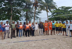 Turnamen Voli Pantai Putra Se Pulau Belitong 2025 Berlangsung di Tanjungpendam