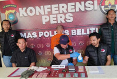 Polisi Gerebek Gudang Narkotika di Belitung, Amankan Barang Bukti Sabu dan Obat Terlarang