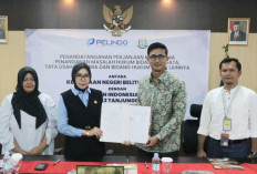 Kejari Beltim Teken MoU dengan Pelindo Tanjungpandan, Kerjasama Tangani Masalah Hukum