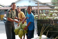 Komsos Danramil Tanjungpandan Dorong Warga Berwirausaha di Musim Kemarau