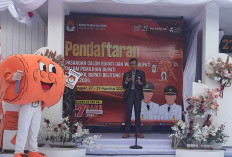 Sambut Pendaftaran Calon Pilkada 2024, KPU Beltim Tampilkan Tradisi Budaya Belitong