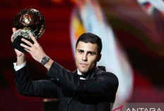 Sejarah Baru: Rodri Jadi Pemain Manchester City Pertama Raih Ballon d'Or