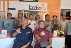 Jalin Silaturahmi Perdana, Baznas Belitung Kunjungi LazisMU untuk Sinkronisasi Data Mustahik