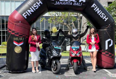 Buktikan Kekuatan Melalui Touring Jakarta - Bali, Motor Listrik Polytron Raih Rekor MURI