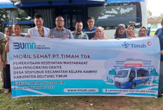 Pelayanan Mobil Sehat, PT Timah Layani 1111 Orang di Pulau Belitung