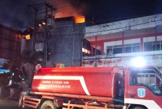 Kebakaran di Ruko Bundaran Satam, Polres Belitung Pastikan Tidak Ada Korban Jiwa