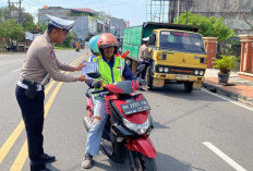 Operasi Zebra Menumbing 2024, Polres Beltim Catat 323 Pelanggaran Lalu Lintas