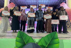 Malam Puncak Peringatan HUT ke-80 RI Desa Tanjung Binga Berlangsung Meriah