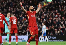 Liverpool Rebut Puncak Klasemen Liga Inggris Usai Tumbangkan Brighton 2-1