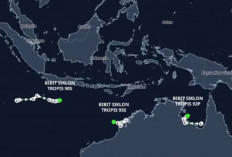 BMKG: Bibit Siklon Tropis 90S di Selatan Jawa Berpotensi Jadi Badai Tropis