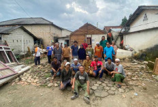 Tim Jurnalis Pangkalpinang Bangun Rumah Layak Huni untuk Istri Purnawirawan TNI AD 