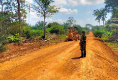 Satgas TMMD ke-125 Kodim 0414 Belitung, Pantau Terus Proses Pembuatan Jalan