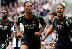 Gol Sundulan Gabriel Magalhaes Membawa Arsenal Menang 1-0 atas Tottenham