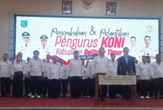 KONI Beltim Periode 2025-2029 Resmi Dilantik, Siap Bangun Sinergi dan Tingkatkan Prestasi