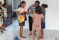 Keceriaan Memecahkan Heningnya Asrama Sekolah Rakyat Pelosok Negeri