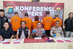 Operasi Antik 2025, Polres Belitung Berhasil Ringkus 6 Tersangka Narkoba