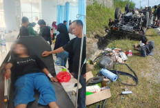 Mobil Carry Kecelakaan di Badau Belitung, Ini Data 12 Penumpang Luka-luka