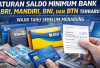 Aturan Saldo Minimum Bank BRI, Mandiri, BNI, dan BTN Terbaru, Wajib Tahu Sebelum Menabung